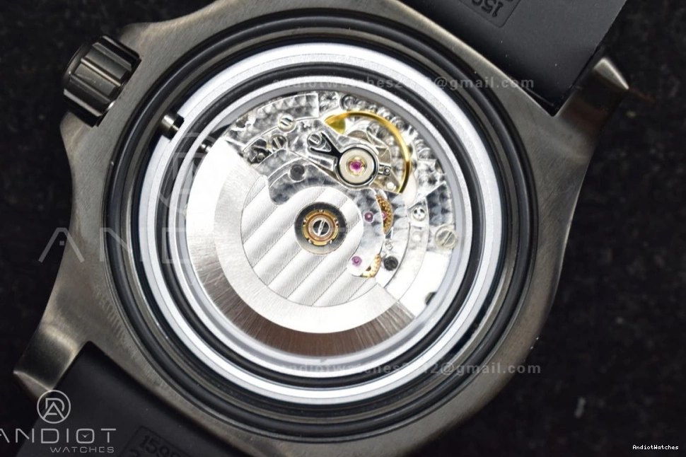 Superocean Best Black 1174 Dial A Black Automatic BestValue Rubber 44 on Strap TF Edition Bezel 1:1 Black 0827